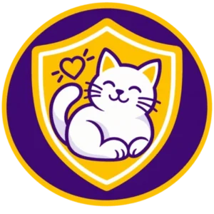 Gato seguro e protegido com a Miau Protege